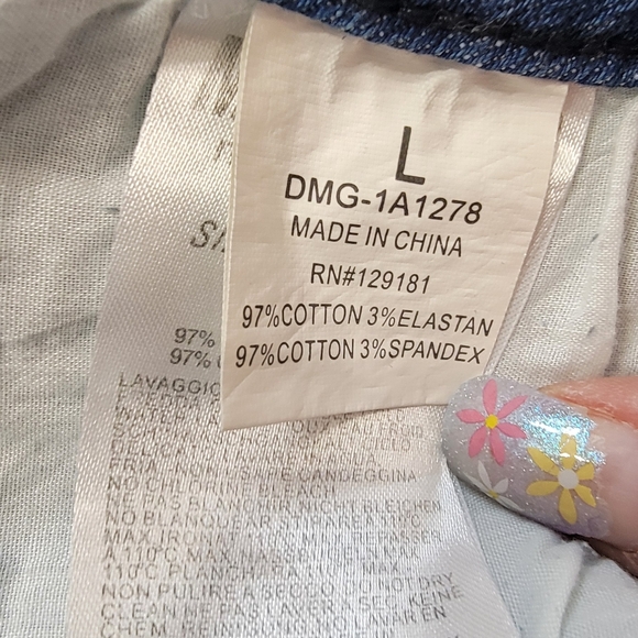 Machine Pour Neuf Mode Americana Shorts Size L Italy (US 27) - Picture 4 of 6